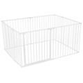 Safetots Play Pen White 105cm x 144cm, Baby Playpen, Play Den for Toddlers, Large Playpen, Easy Installation