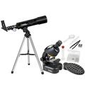 National Geographic telescope + microscope compact with smartphone holder