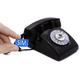 OPIS 60s MOBILE: retro mobile phone/rotary dial telephone/retro style phone/easy to use mobile phone (black)