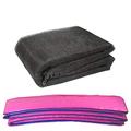 Greenbay Trampoline Replacement Spring Cover Padding Pad & Safety Net Enclosure Surround Bundle 10FT Pink for 6 poles Trampoline