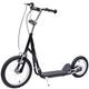 HOMCOM Adult Teen Push Scooter Kids Children Stunt Scooter Bike Bicycle Ride On Alloy Wheel Pneumatic Tyres (Black)