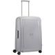 Samsonite S'Cure - Spinner S Hand Luggage, 55 cm, 34 L, Silver (Silver)