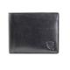 KORUMA RFID Blocking Leather Bifold Wallet for 12 Credit Cards + ID Window (Black)