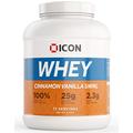 ICON Nutrition Whey Protein Powder 2.27kg, 71 Servings - Cinnamon Vanilla Swirl