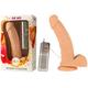 Alive Extra Quiet Realistic Dildo Vibrator with Suction Cup 7 Inch Flesh Pink