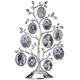 Zilverstad 7703231 Photo Frame Family Tree, 10 Photos, Silver, 62x270x180mm