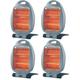 800W 2 BAR Portable Electric Heater Quartz Halogen Home Office Work 2 Settings (4)