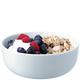 LSA International Dine Cereal/Soup Bowl Curved Ø15cm | Set of 4 | Handmade Porcelain | DI43, White