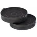 2 Active Carbon Filters Diameter 200 x 210 mm Round for Cooker Hoods Bosch Siemens Neff No.: 353121