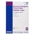 Epson premium Semi Gloss Photo Paper A2, 250G/MÂ², 25 sheets C13S042093 S042093, Genuine ,White
