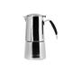 ILSA Omnia Espresso Coffee Maker, Stainless Steel, Silver, 4 Cups