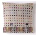 Bronte by Moon Beige/Multi Spot Check Cushion - in stock now.