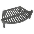 MANOR 450MM / 18" BLACK CURVED BOWED CAST IRON COAL FIRE GRATE - 1833