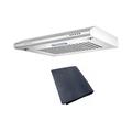 Cookology VISOR600SS Extractor Fan | 60cm Visor Cooker Hood in Stainless Steel with Recirculating Filter