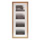 Wall Space Multi Aperture Photo Frame 6x4-21mm Solid Oak - REAL GLASS - Picture Frames Multiple Photos 6 x 4 Photo Frames Multiple Photos - Four Photos