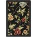 SAFAVIEH Chelsea Gisselle Floral Wool Area Rug Black 1 8 x 2 6