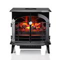 Dimplex Burgate BRG20 OptiMyst Black Electric Stove Remote Control Log Effect