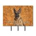 Caroline's Treasures Jack Russell Terrier Wipe Your Paws Leash Holder & Key Hook Metal in Brown | 8 H x 8.25 W x 0.65 D in | Wayfair KJ1218TH68