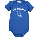 Infant Royal Delaware Fightin' Blue Hens Arch & Logo Bodysuit