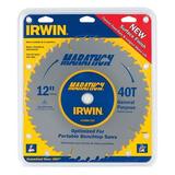 Irwin Marathon 12 in. Dia. x 1 in. Carbide Miter and Table Saw Blade 40 teeth 1 pc.