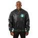 Men's JH Design Black Boston Celtics Domestic Team Color Leather Jacket