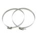 Unique Bargains Adjustable Band Worm Drive Type 130-152mm Hose Clamp