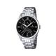 Festina Men's Quartz Watch with Black Dial Analogue Display and Silver Stainless Steel Bracelet F16822/4