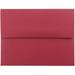 JAM Paper & Envelope A2 Envelopes 4 3/8 x 5 3/4 Red Metallic 25/Pack