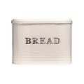 Premier Housewares 507631 Bread Bin Cream Biscuit Tin Bread Basket Bread Bin Sealed Bread Storage Bread Bin Storage Biscuit Tins Storage 25 x 33 x 20 cm