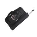 MOJO Atlanta Falcons Black 27'' 2-Wheel Drop Bottom Rolling Duffel Bag