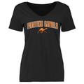Women's Black Campbell Fighting Camels Proud Mascot T-Shirt