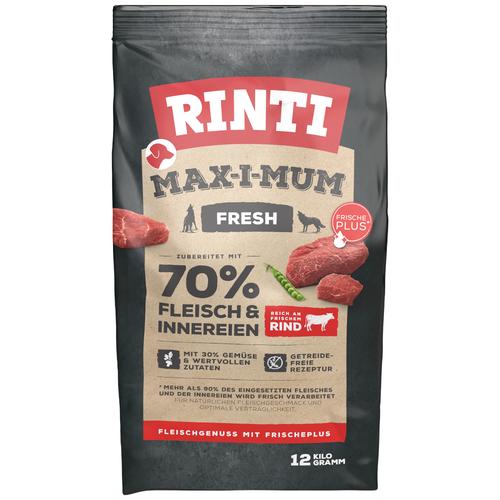 2 x 12kg Rind RINTI Max-i-mum Hundefutter trocken