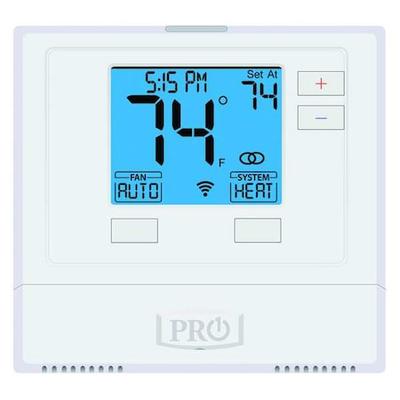 PRO1 IAQ T701i WiFi Thermostat, 7, 5-1-1 Programs, 1 H, 1 C, Wall Mount,