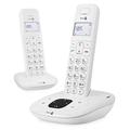 Doro Comfort 1015 DUO Cordless Phone with Answering Machine (Hands Free Functionality, Low Radiation)