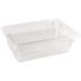 CRESTWARE SBH6 Food Box,Clear,22 qt.