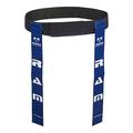 Ram Rugby Tag Belts - Set of 10 Belts & 20 Tags - Non-Contact Tag Ruby Training Aid (Large, Blue)