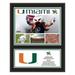 Miami Hurricanes 12'' x 15'' Sublimated Team Plaque