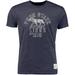 Men's Original Retro Brand Heathered Navy Penn State Nittany Lions Vintage Est. Tri-Blend T-Shirt