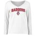 Women's White Wisconsin Badgers Proud Mascot Long Sleeve T-Shirt