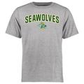 Men's Ash Alaska Anchorage Seawolves Proud Mascot T-Shirt