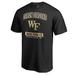 Men's Black Wake Forest Demon Deacons Campus Icon T-Shirt