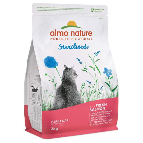 2x2kg Holistic Sterilised Lachs&Reis Almo Nature Katzenfutter