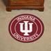 FANMATS NCAA Indiana University Roundel 27 in. x 27 in. Non-Slip Indoor Only Mat Synthetics in Brown/Red | 27 W x 27 D in | Wayfair 18609