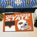 FANMATS NCAA Oklahoma State University Starter 30" x 19" Non-Slip Indoor Only Mat Synthetics in Brown/Orange/Red | 19 W x 30 D in | Wayfair 18769