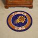 FANMATS NBA Phoenix Suns Roundel 27 in. x 27 in. Non-Slip Indoor Only Mat Synthetics in Blue/Brown | 27 W x 27 D in | Wayfair 18849