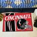 FANMATS NCAA University of Cincinnati Starter 30 in. x 19 in. Non-Slip Indoor Only Door Mat Synthetics in Black/Brown/Red | 19 W x 30 D in | Wayfair