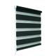 beytug Quality Black Zebra/Vision Window Roller Blind, Choice of 16 Width Sizes, 75cm Wide (+4.5cm fittings)