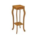 Charlton Home® Procter Multi-Tiered End Table w/ Storage Wood in Brown | 32.5 H x 11.5 D in | Wayfair CHLH2260 26055286