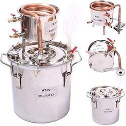 Fayelong New 8 Gal 30 litres Copper Alcohol Wine Moonshine Ethanol Still Spirits Boiler Water Brandy Brewing Distiller Kit
