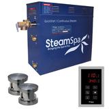 Steam Spa Oasis 10.5 kW QuickStart Steam Bath Generator Package in Gray | 22 H x 22 W x 12 D in | Wayfair OAT1050BN